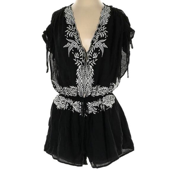 NWT Free People Weila Embroidered Romper - Picture 1 of 7